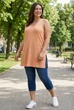 Удлинённый женский топ Esmara р. XS (38-40 УКР/32-34 EU) лён вискоза лёгкий трикотаж - изображение 10