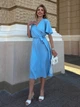 Платье Jadone Fashion Талий XL-XXL болубой - изображение 2