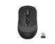 Миша бездротова A4Tech Fstyler FG10S (Grey), безшумна, USB, колір чорний+сірий - зображення 1