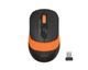 Миша бездротова A4Tech Fstyler FG10S (Orange), безшумна, USB, колір чорний+помаранчевий - зображення 1