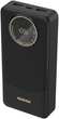 УМБ Dudao K12Pro 20000mAh 22.5W USB-A, USB-C Black (6977196683895) - зображення 1