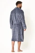 Халат Key 52/54(XL/2XL) Сине-белый (104504) - изображение 2