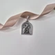 Серебряная ладанка икона с Белыми камнями Богородица Избавительница черненное серебро 925 пробы 3731ч 5.10г - изображение 2