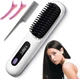 Беспроводная расческа-выпрямитель для волос Straighten Comb S7 с ионизацией, LED-дисплеем и USB зарядкой - изображение 1