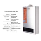 Колонка газовая турбированная Thermo Alliance JSG20-10ETP18 10 л Silver - изображение 5