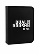 Акварельные двусторонние маркеры Dual Brush 80 шт. - художественные фломастеры на водной основе для рисования, раскрасок, скетчинга, каллиграфии, иллюстраций и дизайна. Набор акварельных маркеров-брашпенов с эффектом акварели в чехле-сумке - изображение 3