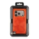 Чохол Premium Kajsa Splendid Collection 3D Cube Pattern with MagSafe для iPhone 17 Pro Orange Plus O-Ring - изображение 3