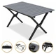 Міцний розкладний туристичний стіл LEOBRO Camp Black L (LB-1068) (LEO_LB-1068) - изображение 1