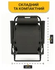 Розкладне крісло з подушкою LEOBRO Коричневий (LB-FCB-G1-BRN) (LEO_LB-FCB-G1-BRN) - изображение 11