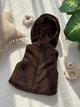 Дитяча жилетка Teddy шоколад 166-122 см - зображення 1