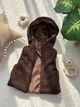 Дитяча жилетка Teddy шоколад 166-122 см - зображення 3
