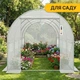 Садова теплиця парник LEOBRO Garden 10м² White (LB-G103-WHT) (LEO_LB-G103-WHT) - зображення 5