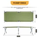 Армійська похідна розкладачка LEOBRO до 120кг Зелена (LB-MC-A1-AGR) (LEO_LB-MC-A1-AGR) - изображение 2