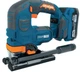 Акумуляторний лобзик PROFI-TEC PJS120 20 В, безщітковий, хід 25,4 мм, 0–3500 хід/хв, АКБ 3.0 Аг, зарядний пристрій, кейс - изображение 1