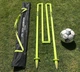 Ворота футбольні QUICKPLAY Kickabout 240 х 150 см, жовті - изображение 4