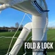 Ворота футбольні QUICKPLAY Q-FOLD 500 x 200 см, білі - изображение 10