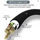 Кабель быстрой зарядки USB TYPE-C (5 метров, серый, 5 А) без возможности передачи данных. - изображение 5