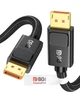 Кабель Silkland Displayport v2.1 [VESA Certified] 16K@60Hz, 8K@240Hz, 4K@960Hz, 80Gbps, with locking latch, 2м, чорний (S1342) - зображення 1