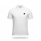 Чоловіча футболка поло MONCLER Black Logo Cotton Piquet Polo Shirt біла розмір М (MC13001.4M) - зображення 1