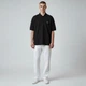 Чоловіча футболка поло MONCLER Black Logo Cotton Piquet Polo Shirt чорна розмір XL (MC13001.3XL) - зображення 3