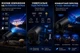 Смарт проектор SMART 4K Projector Ultra HD до 130 дюймів, міні, портативний,HDMI-сумісний, повна підтримка Android та iOS , Bluetooth 5.0, Wi-Fi 6, мультимедійний домашній кінотеатр, чорний - зображення 8