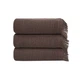 Рушник Lotus Home - Rius dark brown темно-коричневий 50x100 - изображение 1