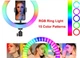 Лампа кольцевая разноцветная RGB MJ45 LED RING без штатива 45 см - изображение 5