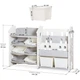 Детский стеллаж для хранения Block Mealux KD-E195 White 149х99х36 см - изображение 2