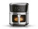 Аэрогриль BITEK BT-5395 14 л 4800 Вт сенсорная Air Fryer с 10 программами, обзорным окном, двойным нагревом и антипригарной чашей. - изображение 5