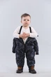 Комбинезон демисезонный Activekids Trendy Астронавты р80 (9-12 мес) темно-синий - изображение 2