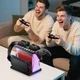 Док-станция для Nintendo Switch 2 с зарядкой Joy-Con, органайзер для консоли, 16 слотов для игр, RGB подсветка, держатель - изображение 2