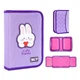 Пенал школьный YES, 1 отделение, Cute Bunny, Фиолетовый, (533740) - изображение 1