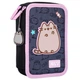 Пенал школьный YES, 3 отделения, Pusheen, твердый, Черный, (533748) - изображение 2