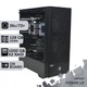 Сервер двухпроцессорный TOWER PowerUp #145 Intel Xeon Gold 6254 x2/128 GB/SSD 1TB х2 сборка для бухгалтерии документооборота хранения данных работы с 1С - изображение 1