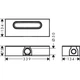 Монтажный комплект HANSGROHE AXOR uBox universal 1005180 - изображение 2