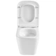Унитаз подвесной безободковый белый DEVIT Flow square с сиденьем с микролифтом DFL0520111W - изображение 4