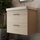 Тумба с умывальником Urbanis 600x650x460см подвесная бежевая 454060BE - изображение 2