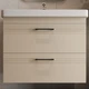 Тумба с умывальником Urbanis 600x650x460см подвесная бежевая 454060BE - изображение 5