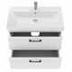 Тумба с умывальником DEVIT Urbanis 80x65x46см подвесная белая 454080W - изображение 5