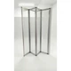 Шторки скляні на ванну складні Koer SR BS07-80x140-TR-01 прозоре скло Easy Clean 4мм, хром (KR5948) - изображение 13