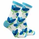 Шкарпетки Premier Socks "Блакитна Квітка", прикольні шкарпетки, розм. 40-42 - изображение 1