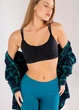 Жіночий безшовний топ з перехресними бретелями Giulia FLEX TOP ACTIVE XXS/XS Black-black - зображення 1