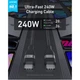 Кабель Anker A82E2H12, Type-C, 1.8 м., Чорний - 744694 - зображення 2