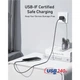 Кабель Anker A82E2H12, Type-C, 1.8 м., Чорний - 744694 - зображення 6