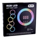 Кольцевая лампа RGB MJ45, Черный - 209783 - изображение 4