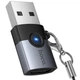 Перехідник Hoco UA46B, USB, Type-C, Сірий - 715676 - зображення 2