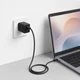 Кабель MAKE Type-C to Type-C PD 65W 1 м Nylon Black (MCB-CN1BK) - изображение 5