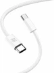Кабель MAKE Type-C to Type-C PD 65W 1 м Nylon White (MCB-CN1WH) - зображення 3
