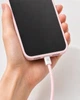 Кабель Make Type-C to Type-C PD 65W Nylon 1 м Pink (MCB-CN1PK) - зображення 4