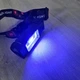 Налобный фонарь с ультрафиолетом BL 125 УФ, красный, белый свет Type-C аккумулятор - изображение 2